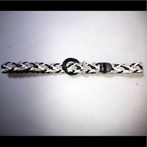 Black and White Belt